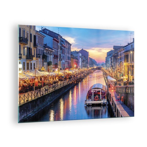 Quadro vetro 70x50cm canale - vetro,