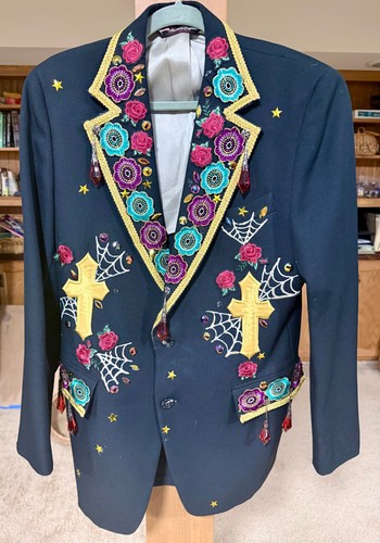 Giacca vintage ricamata - , e