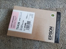 2011 ORIGINALE EPSON T5436 INCHIOSTRO LUCE MAGENTA STILO PRO 4000 7600 9600 SIGILLATO