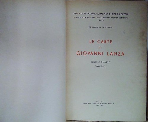 Carte giovanni di lanza - carte,