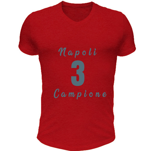 Maglietta scollo napoli - maglietta, v