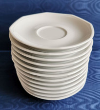 12 Piattini Schonwald Germany - Bianchi ottagonali - VINTAGE