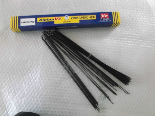 Raggi tondi nero bicicletta - nero,