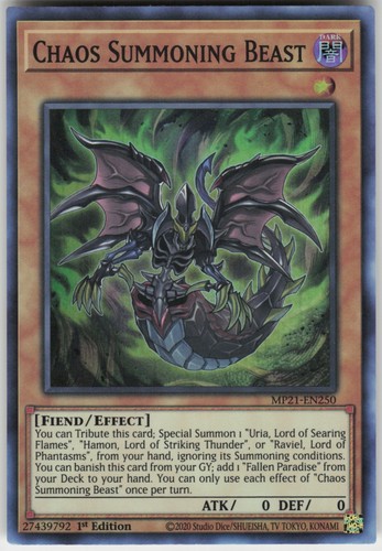 1st super rare - rare, chaos