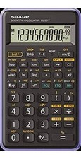 Calcolatrice Scientifica 10 cifre colore Nero Viola Sharp EL501TBVL