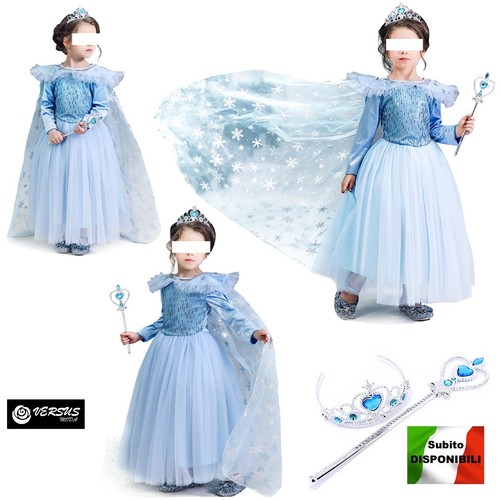 Simil frozen vestito carnevale - simil,