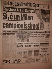 GAZZETTA DELLO SPORT 24-5-1990