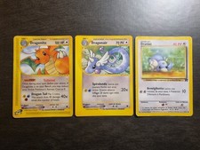 Carte Pokemon – DARK DRAGONITE EX 43/165 + DRAGONAIR + DRATINI– NO Charizard