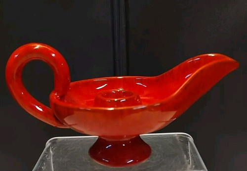 Portacandele rosso vintage - rosso,