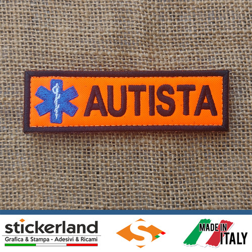 Toppa patch autista con - toppa,