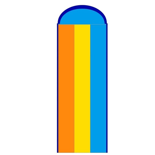 Scivolo gonfiabile con - scivolo,