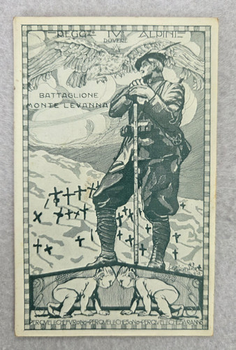 Cartolina reggimentali alpini - cartolina,