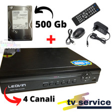 DVR 4 Canali AHD + Hard Disk