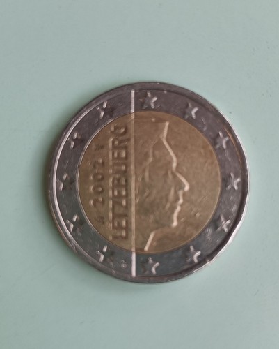 Moneta euro rara lussemburgo - 2,