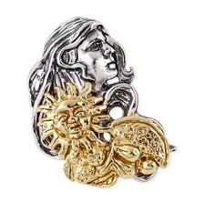 Spilla Orecchino in argento Gerardo Sacco - Mese Agosto (31188)