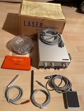 ELETTROBISTURI LASER ELETTRONICA T 71C. Bisturi elettronico con accessori.Nuovo