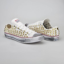 Converse bassa bianca