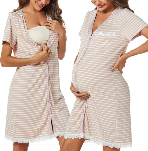 Camicie notte parto cotone - da,