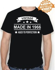 60th BIRTHDAY T-shirt / MADE IN 1966 / VINTAGE YEAR / Xmas Gift / UNISEX / S-XXL