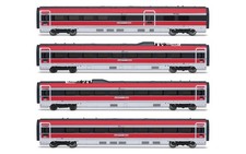 Arnold HN3514 Set 4 Carrozze Aggiuntive Frecciarossa 1000 Italia Francia Scala N