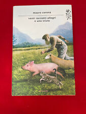 Mauro Corona, libro , Venti racconti allegri e uno triste, copertina rigida