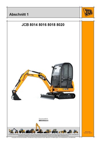 Jcb 8014 8016 - 8014, 8018