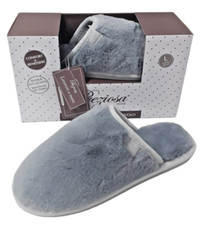 PREZIOSA HOME Pantofole CALDE colore Polvere n 41 Donna antiscivolo alta qualità