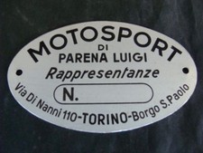 Targhetta originale motosport - targhetta,