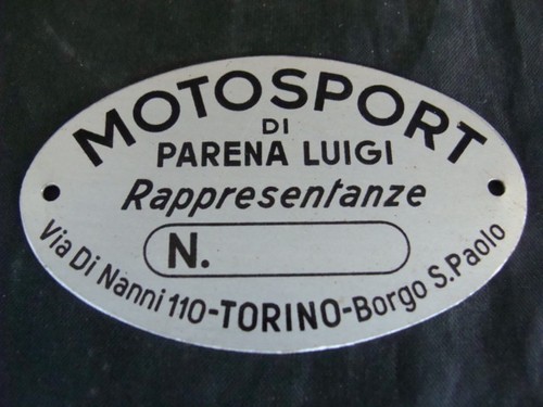 Targhetta originale motosport - originale,