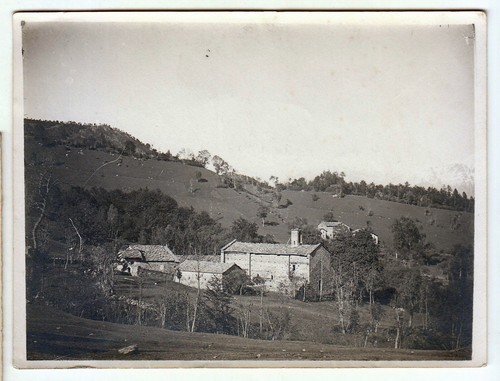 Vecchia foto paese piemonte - foto,