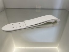 Jorg hysek Strap Rubber White 36/30mm New