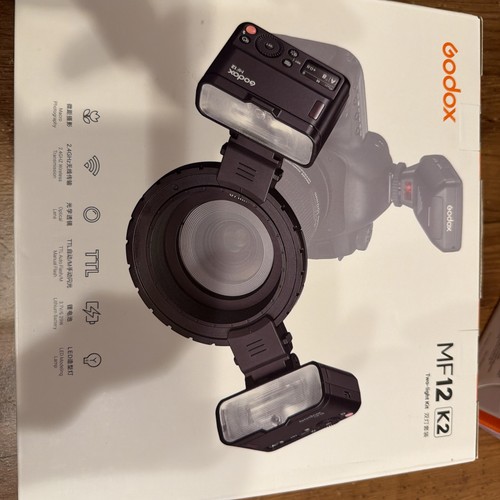 Godox mf12 macro flash ttl - flash,
