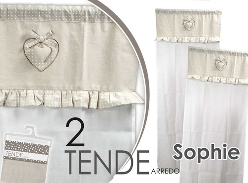 Tende tenda finestra - finestra, beige