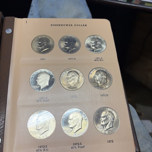 Eisenhower dollar set completo - eisenhower,