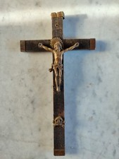 Antico Crocifisso da parete fine '800 primi '900