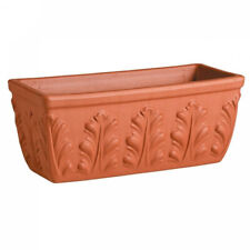 Cassetta Roma in Terracotta - Dimensioni 42X20 Altezza 17 Cm Vaso Portafiori