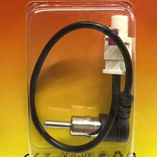CAVETTO ADATTATORE ANTENNA DA FAKRA MASCHIO A DIN ISO MASCHIO 90 PIPA CURVO 22CM