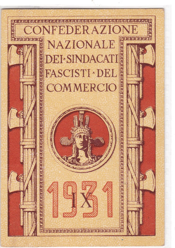 Tessera conf sindacati - tessera, conf.