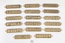 Lotto 17 pezzi insegna vintage