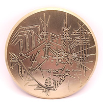 Médaille argent massif 310g