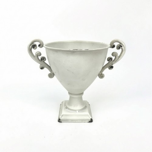 Vaso con piedistallo - vaso, shabby