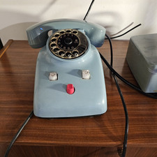 Telefono Fisso Vintage a Tastiera Safnat Milano Anni 50 60  MOD 7206