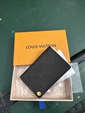 Porta Carte  Louis Vuitton Compatto Per Carte Di Credito Con Custodie Nuove