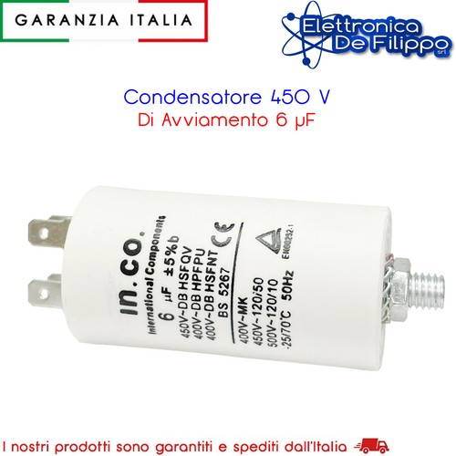 Condensatore monofase per - condensatore,