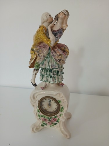 Orologio tavolo porcellana