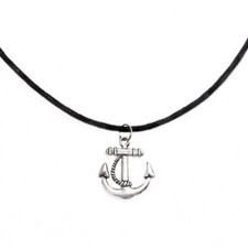 Collana ancora 22x20mm argento - collana,