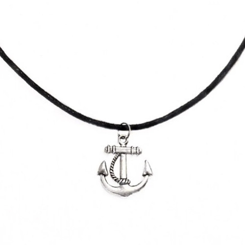 Collana ancora 22x20mm argento - collana,