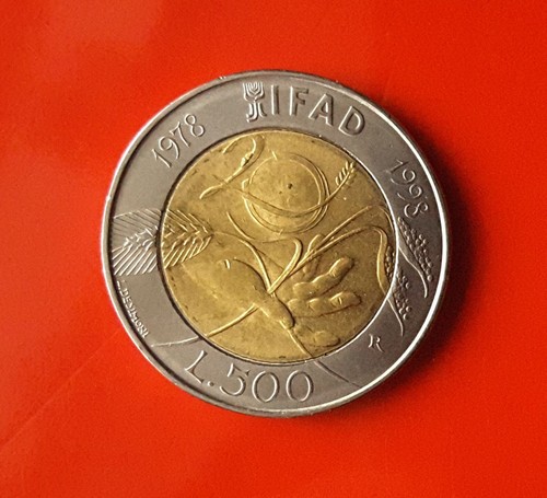 500 lire 1998 errore - lire,