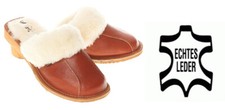 Donna Pantofole Vera Pelle Con
