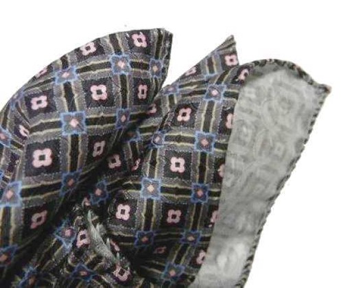 Pochette seta uomo - , grigia